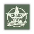 Chaos Crew | "Raising the Resistance" Die-Cut Vinyl Sticker